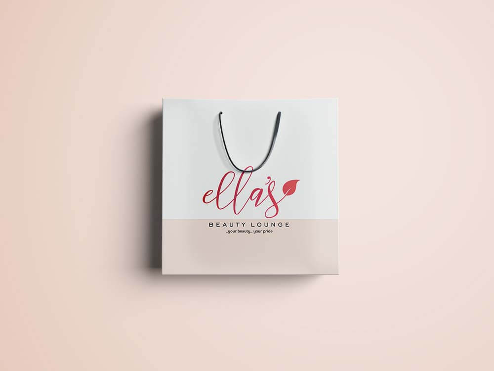 Ella's Beauty Lounge Logo Design