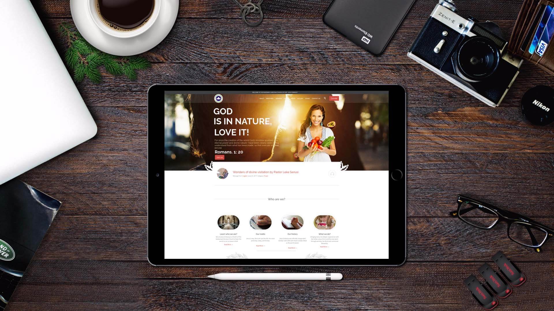 RCCG Jesus Embassy Website Development