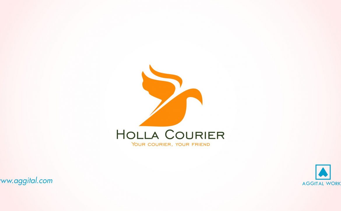 Holla Courier - Logo Design