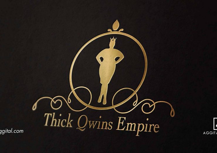 Thick Qwins Empire Logo Design & Carrier Bag