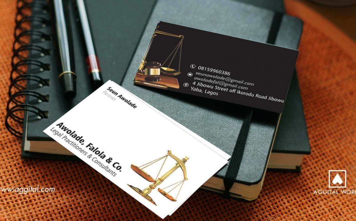 Awolade & Co - Business Card Design