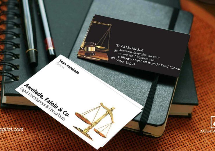 Awolade & Co - Business Card Design