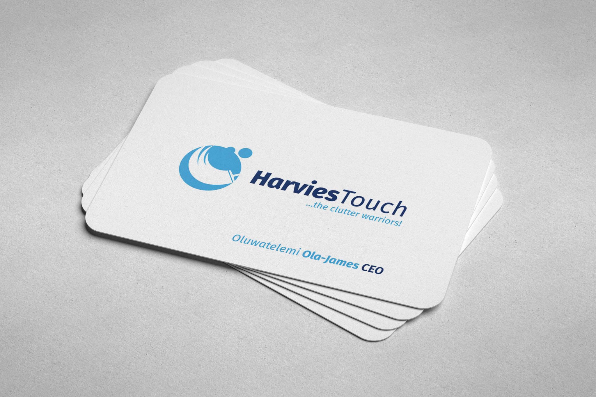 Harvies Touch Logo Design and Business Card by Aggital Works
