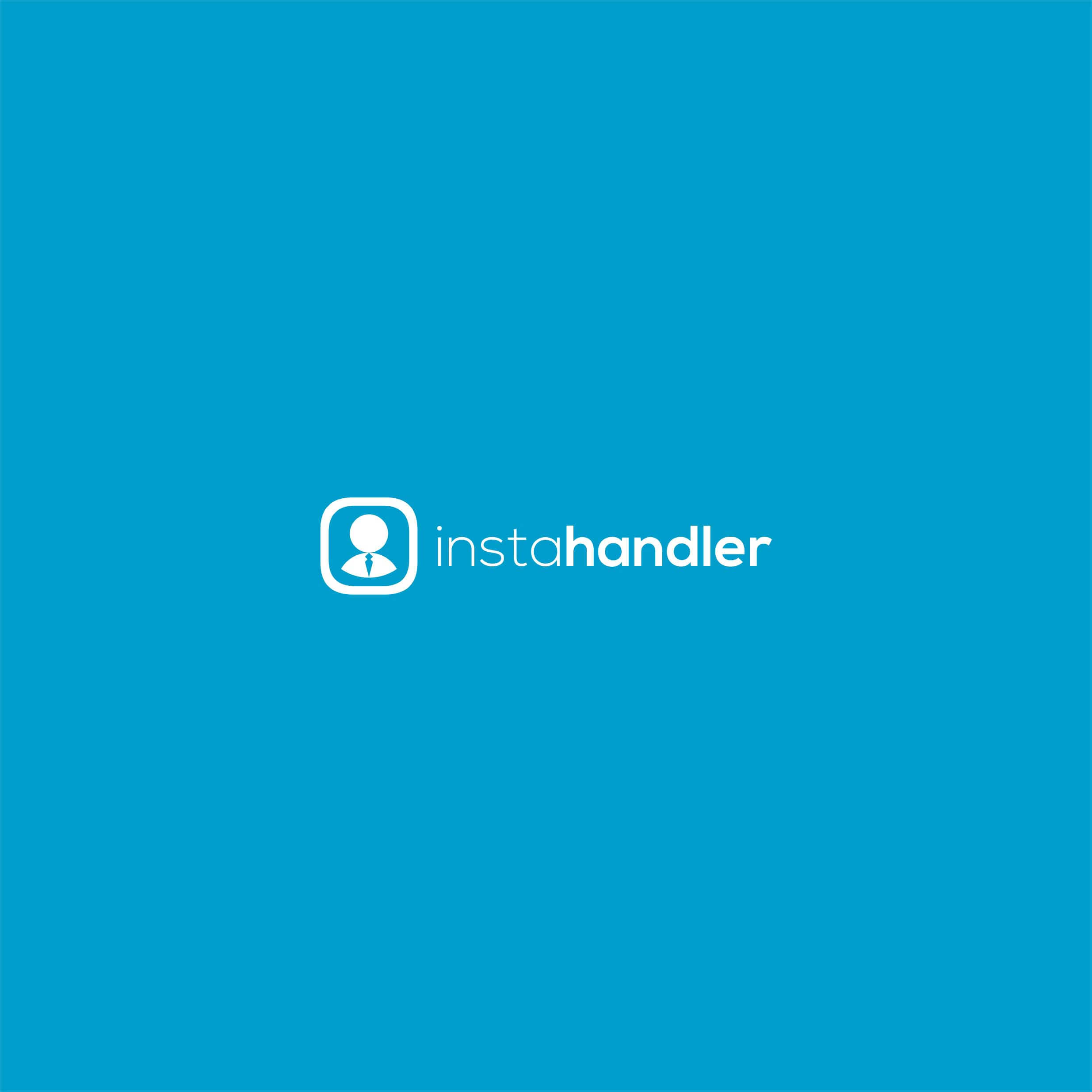 InstaHandler Logo Design - Web Application For Instagram