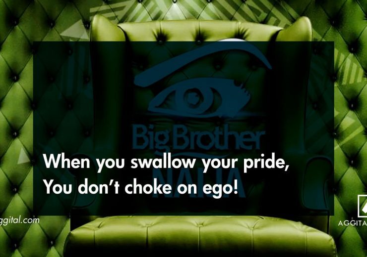 When You Swallow Your Pride, You Don’t Choke On Ego!