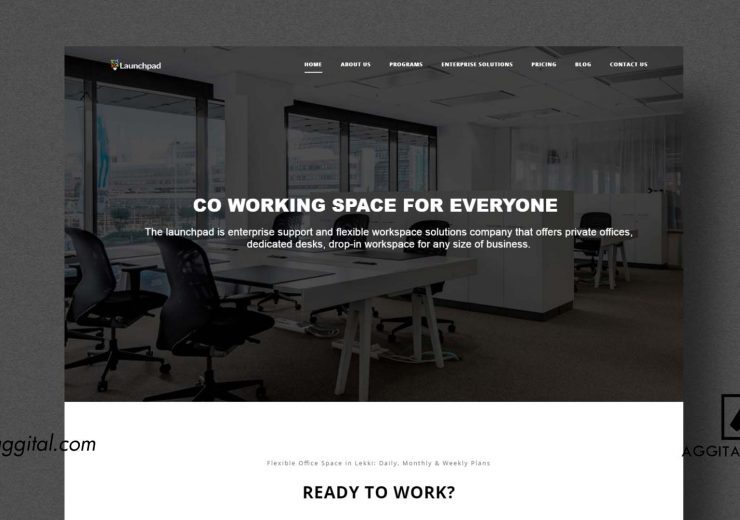 Launchpad – Website Design for a Workspace Solution Company