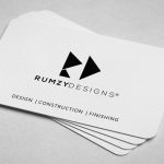 Rumzy Designs – Business Card for a Construction Company