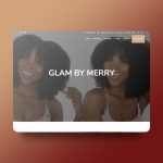Glam by Merry Website development