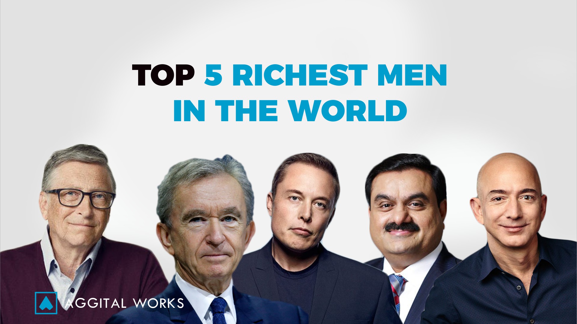 Top 5 Richest Men in the World (Billionaires) | Aggital | Website Company in Nigeria